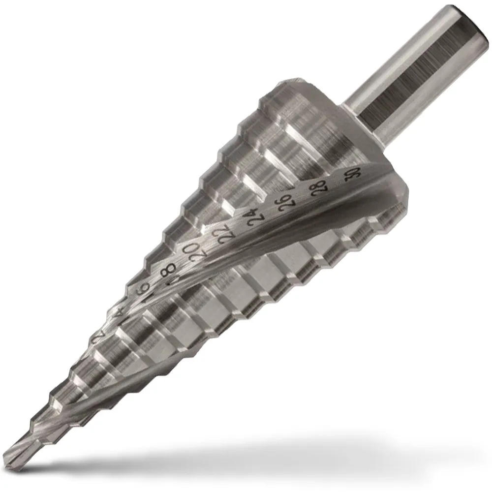 SUTTON 4-22mm 10-Step HSS Spiral Flute Step Drill Bit