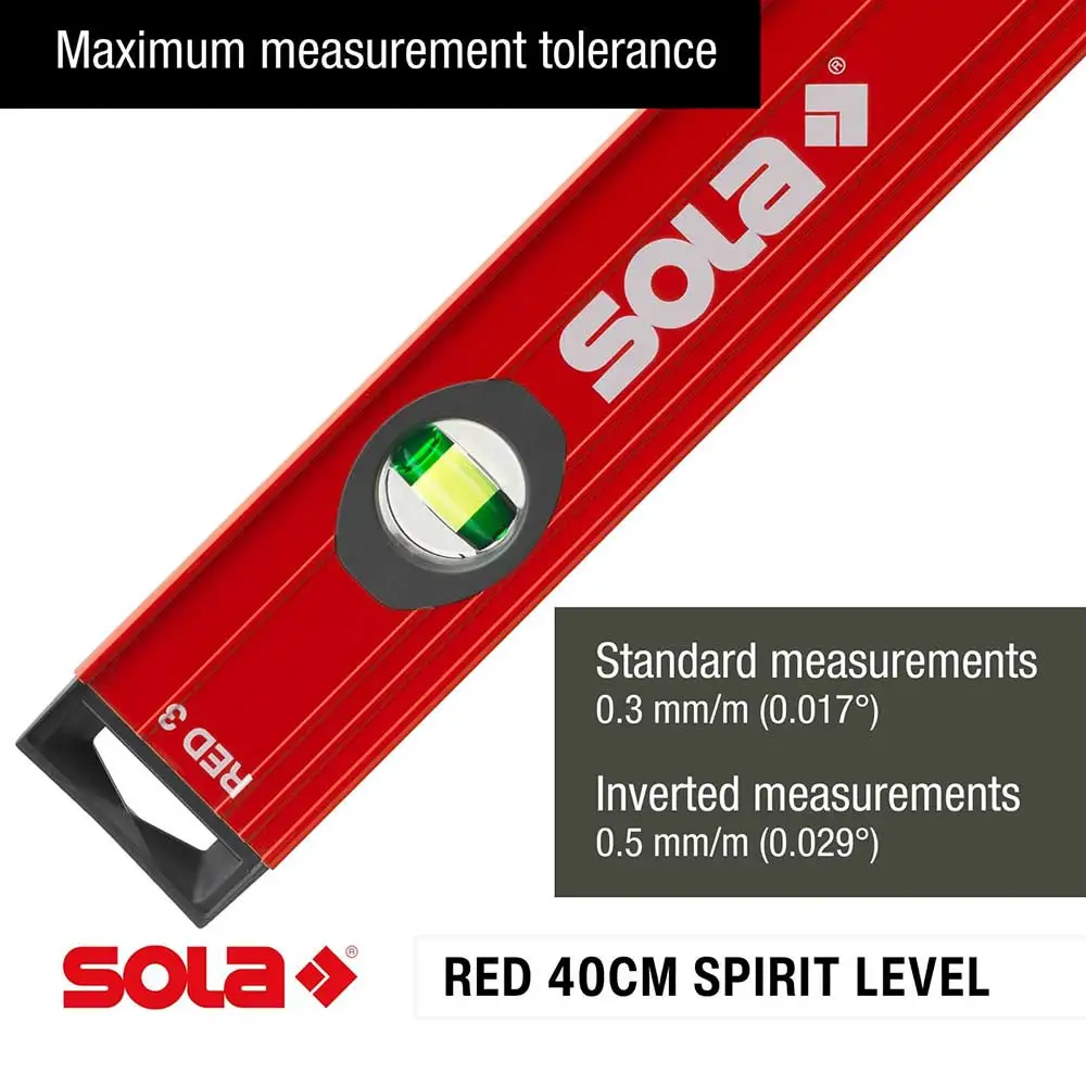 SOLA Red 3 40cm No Hand Grips 01212501