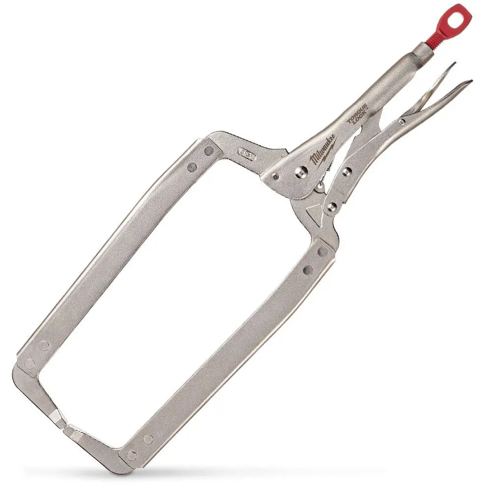 MILWAUKEE 457mm (18inch) Torque Lock C-Clamp Locking Pliers Regular Jaw 48223530