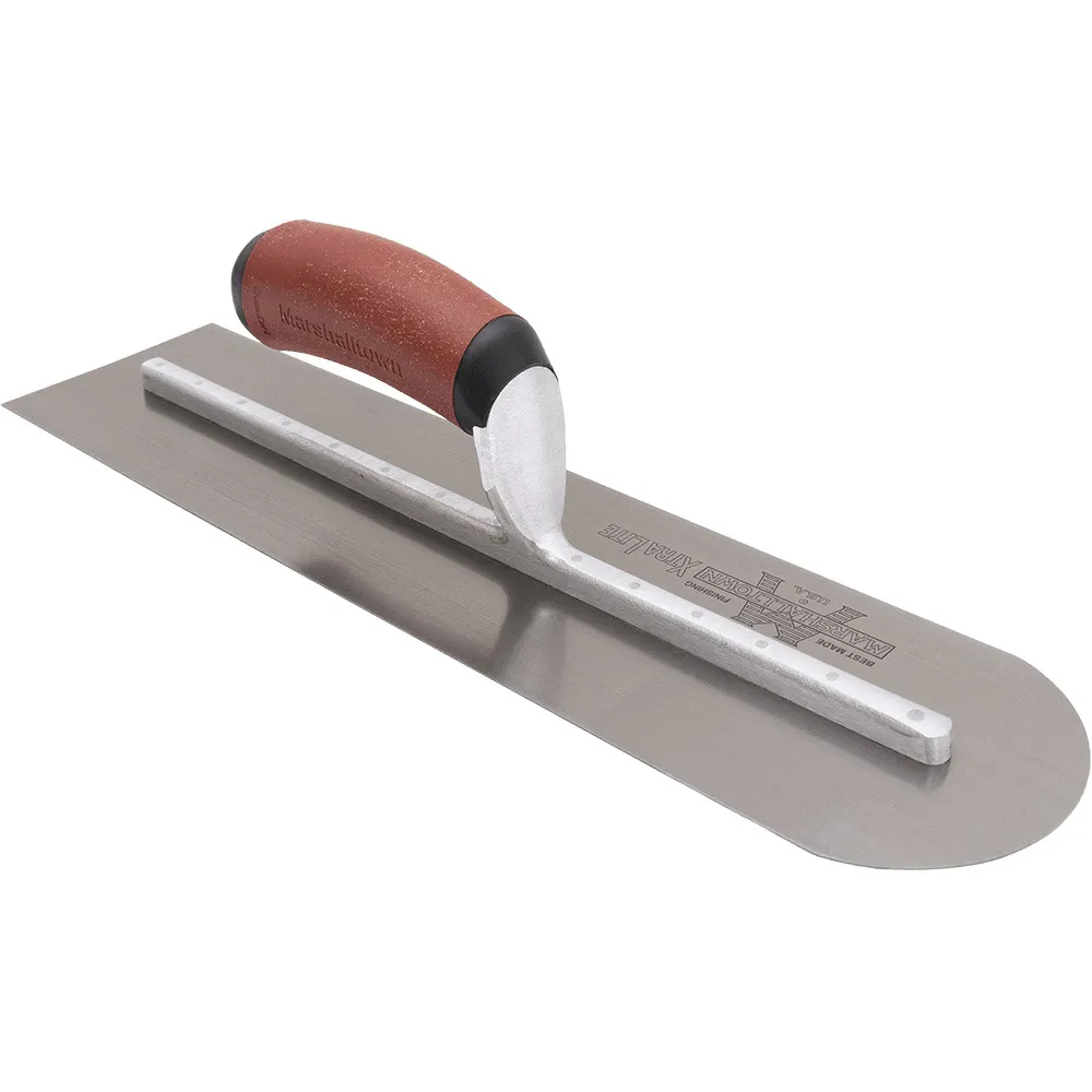 MARSHALLTOWN 406 x 102mm Carbon Steel Durasoft Handle Finishing Trowel MxS66RED