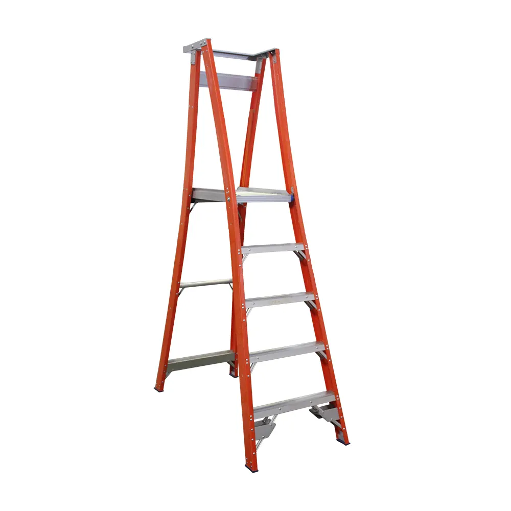 INDALEX 180kg Pro 5 Step Fibreglass Platform Ladder PROPF8/5