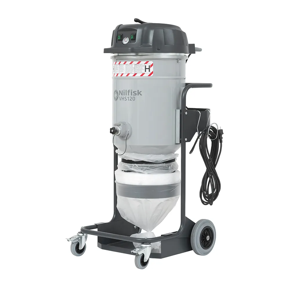 NILFISK Vacuum Extractor VHS120 H Class w. Anti Shock Accessories and DOP 4012300070DOP