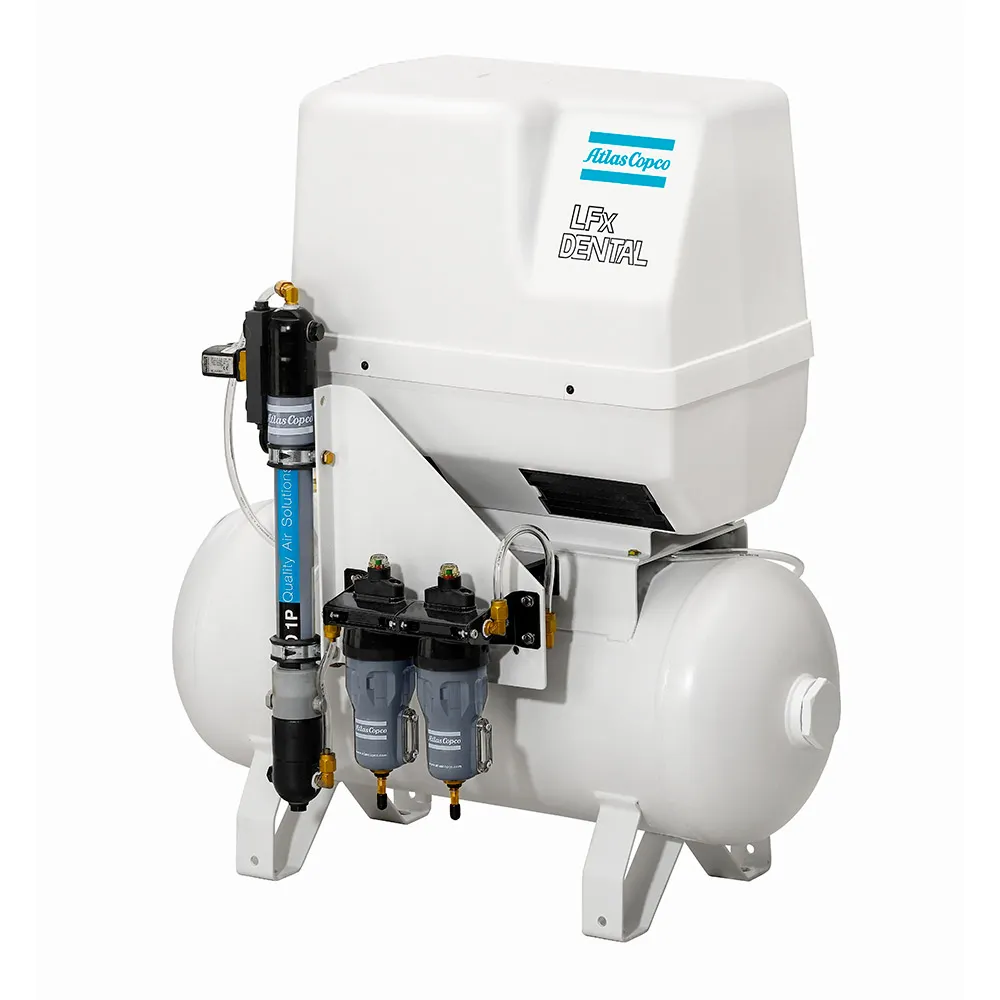 ATLAS COPCO 1.5HP 50L Premium Oil Free Piston Compressor w. Receiver & Dryer 8115410444