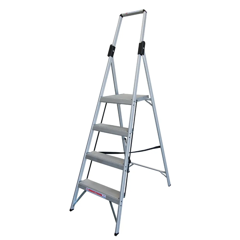 INDALEX 120kg Trade 4 Step Slimline Platform Aluminium Ladder TRDP7/4