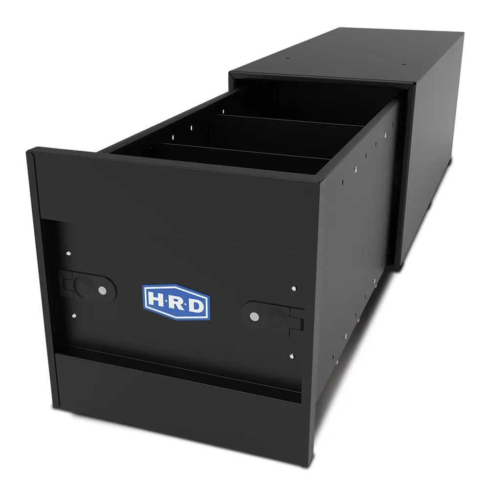 HRD 500 475 x 1200 x 490mm Van Storage Drawer Black HVD500