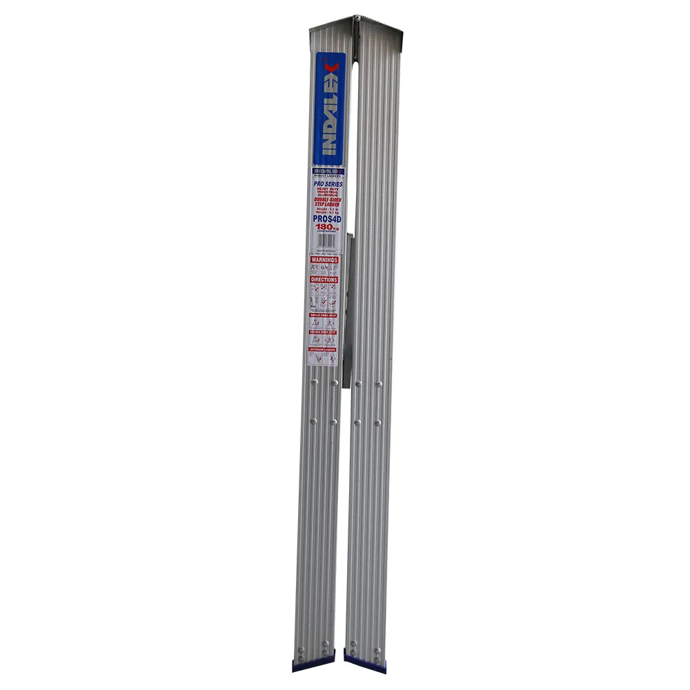 INDALEX 180kg Pro 1.2m Aluminium Double Sided Step Ladder PROS4D