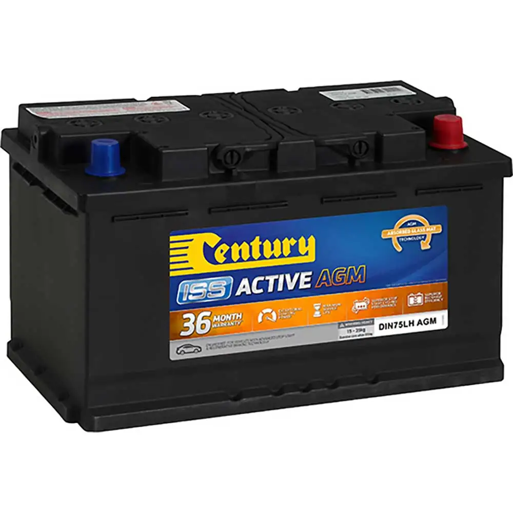CENTURY DIN75LH AGM ISS Car Battery 106124
