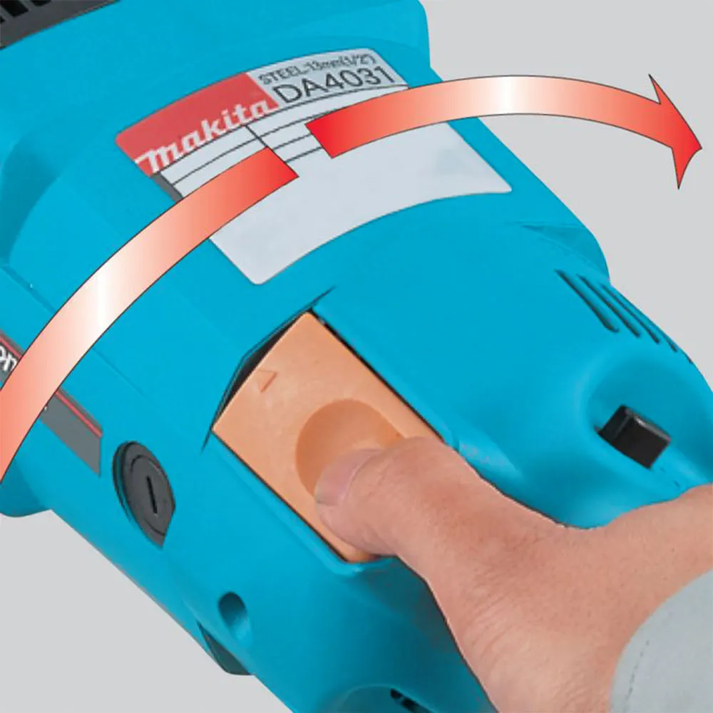 MAKITA 1050W 13mm 2 Speed Angle Drill DA4031