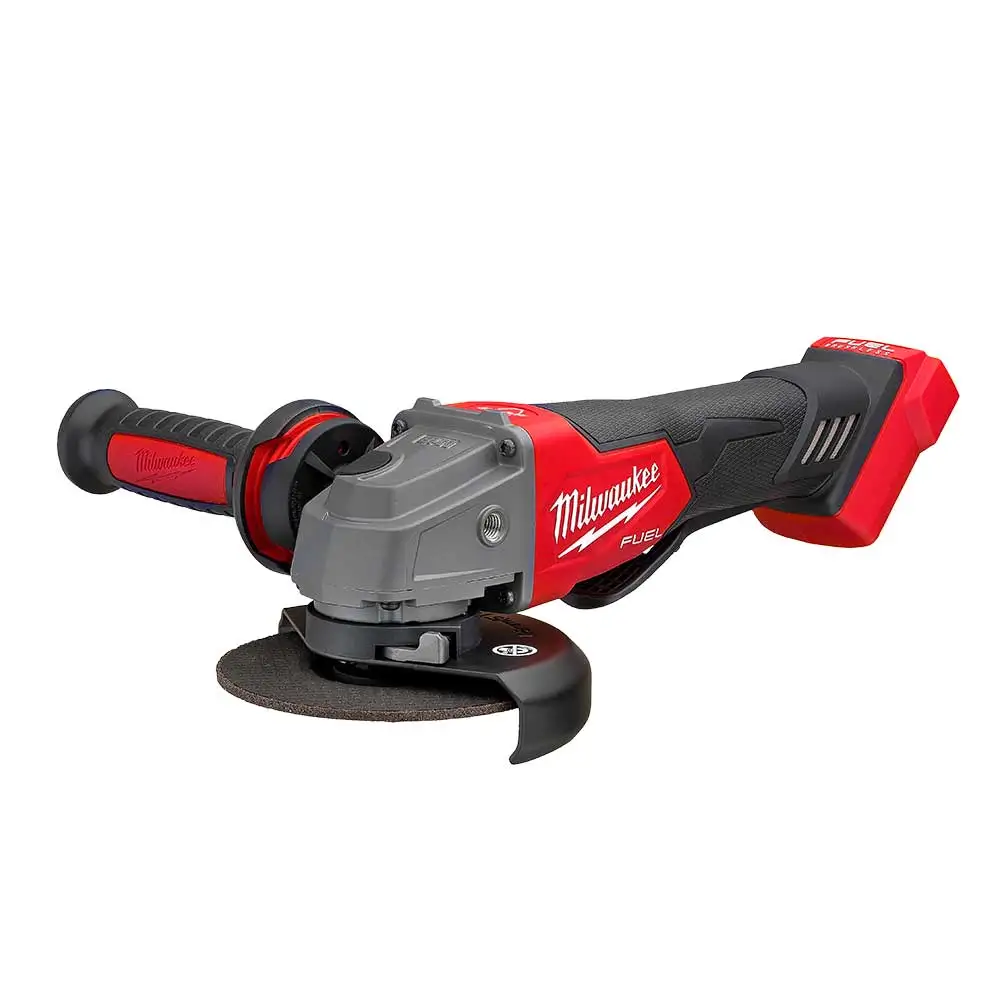 MILWAUKEE 18V FUEL Brushless 125mm Braking Angle Grinder with Deadman Paddle Switch Skin M18FAG125XPDB-0