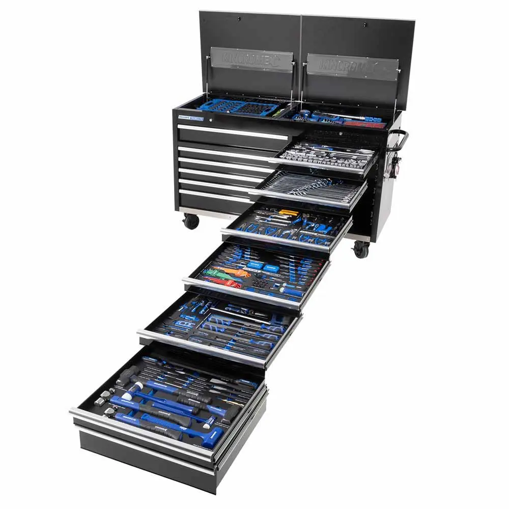 KINCROME 524 Piece 13 Drawer Trade Centre Trolley Tool Kit K1771