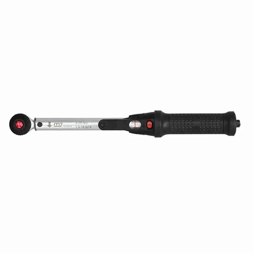 M7 1/4" 2 Way Window Scale 2-25NM/1.5-18 Torque Wrench M7-TD202025