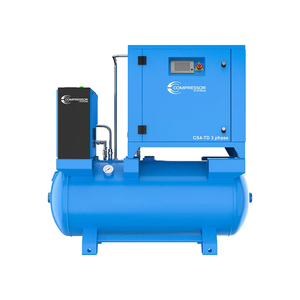 COMPRESSOR SYSTEMS Westair 368L/M 5.5HP 320L 3Phase Super Quiet Rotary Screw Compressor CS4-TD