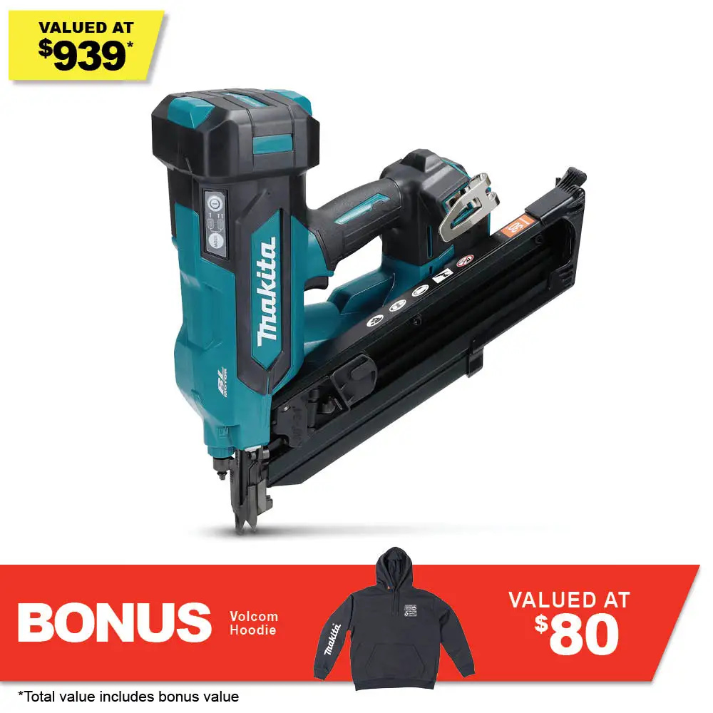 MAKITA 18V Brushless 90mm Framing Nailer Skin DBN900ZK