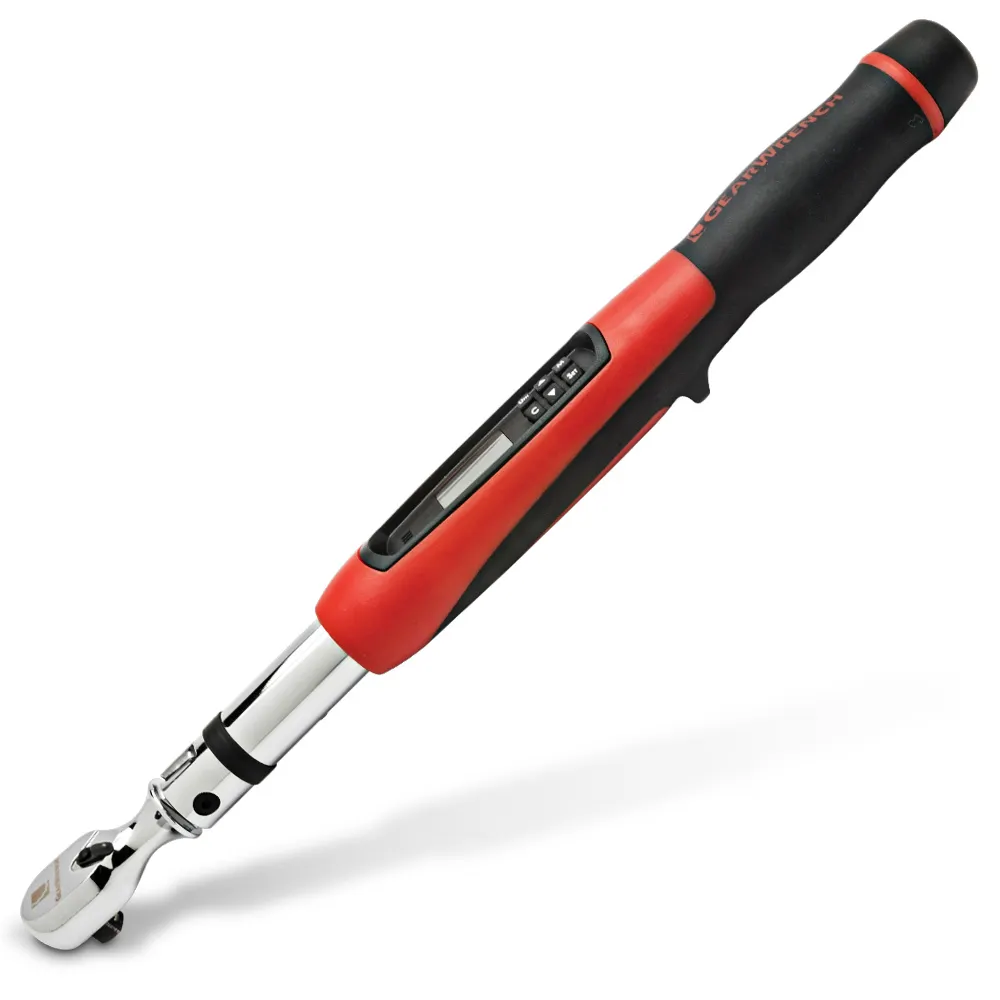 GEARWRENCH 3/8inch Flex Head Electronic Torque Wrench w/ Angle 10-100 ft/lbs 85078