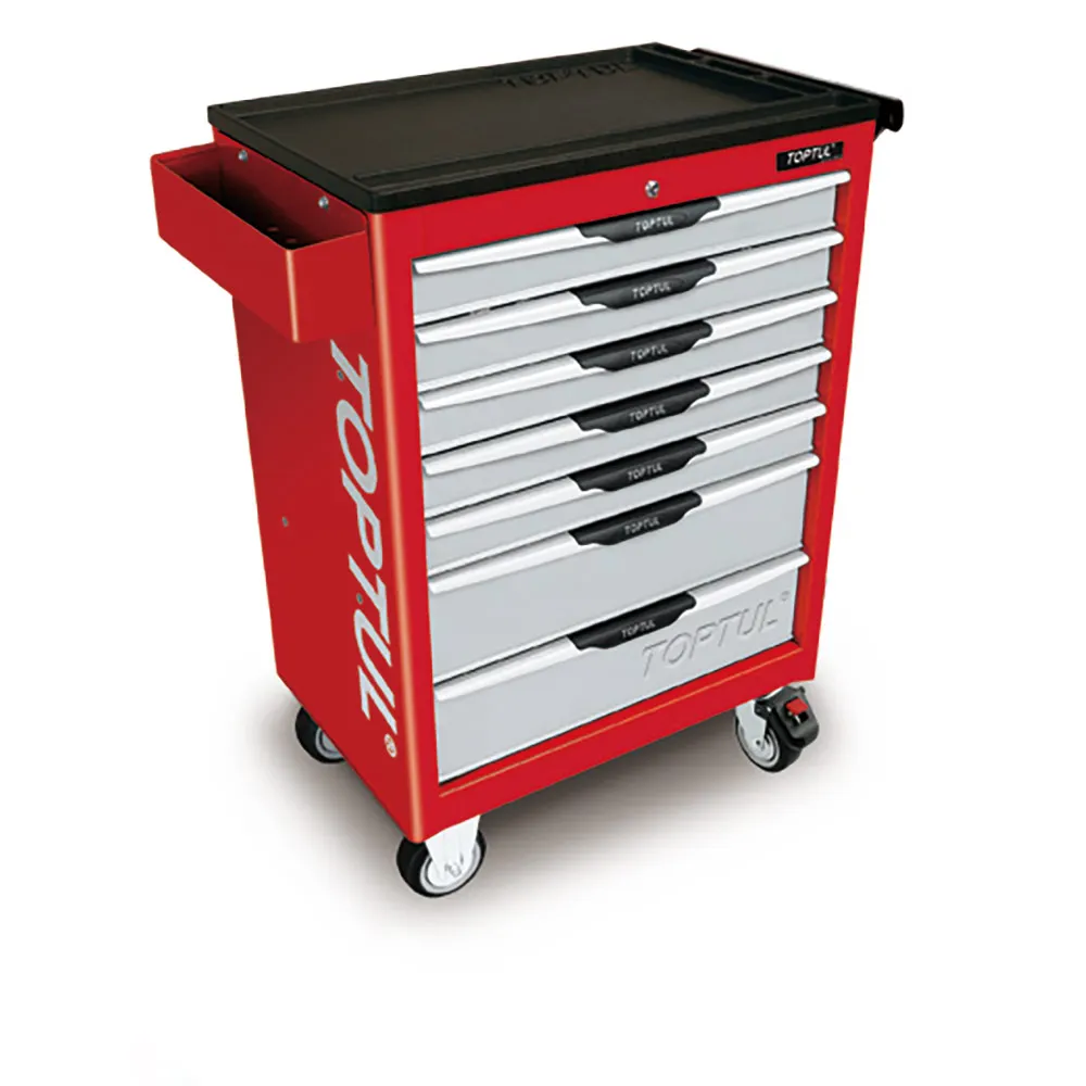 TOPTUL 7 Drawer Mobile Tool Trolley - Pro Line TCAC0702