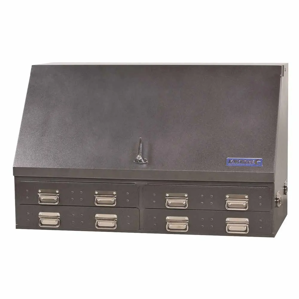KINCROME 386 Piece 1/4, 3/8 And 1/2 Inch Drive Upright Truck Box Tool Kit K1257