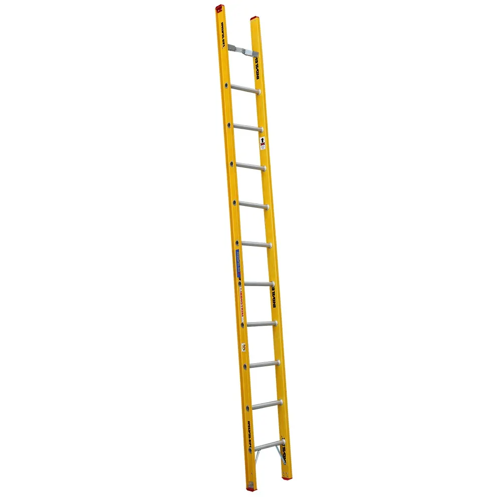 INDALEX 135kg Trade 3.7m Fibreglass Single Ladder TRDSGF12