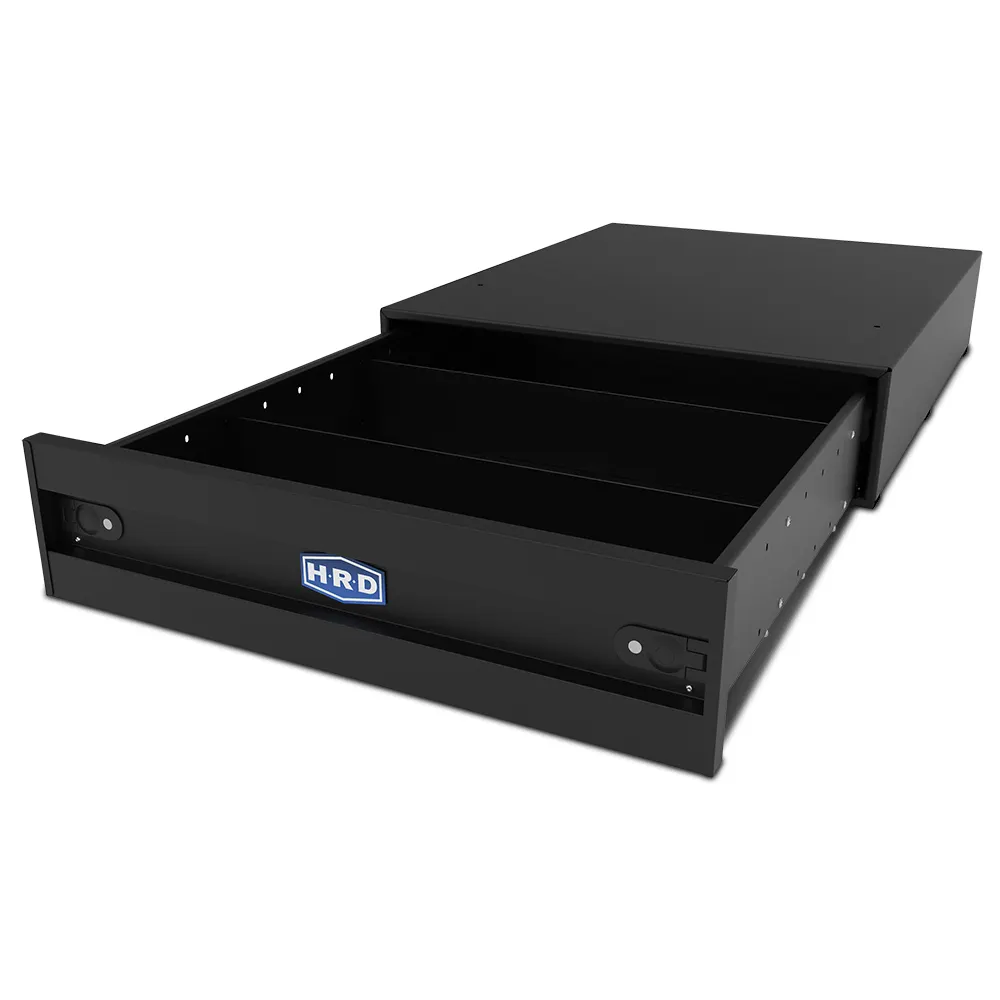 HRD 1000 950 x 1200 x 245mm Van Storage Drawer Black HVD1000