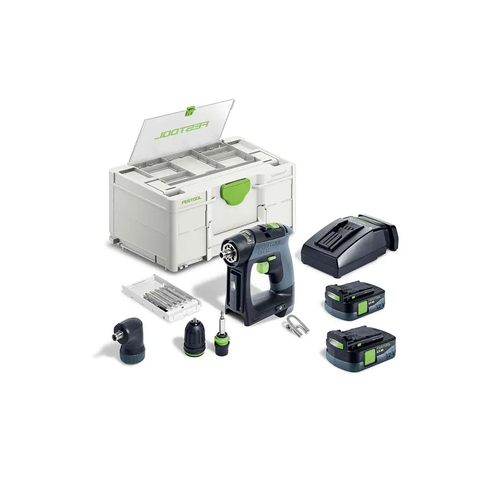 FESTOOL CXS 12V Mini Cordless Drill 2.5Ah Set in Systainer 576870