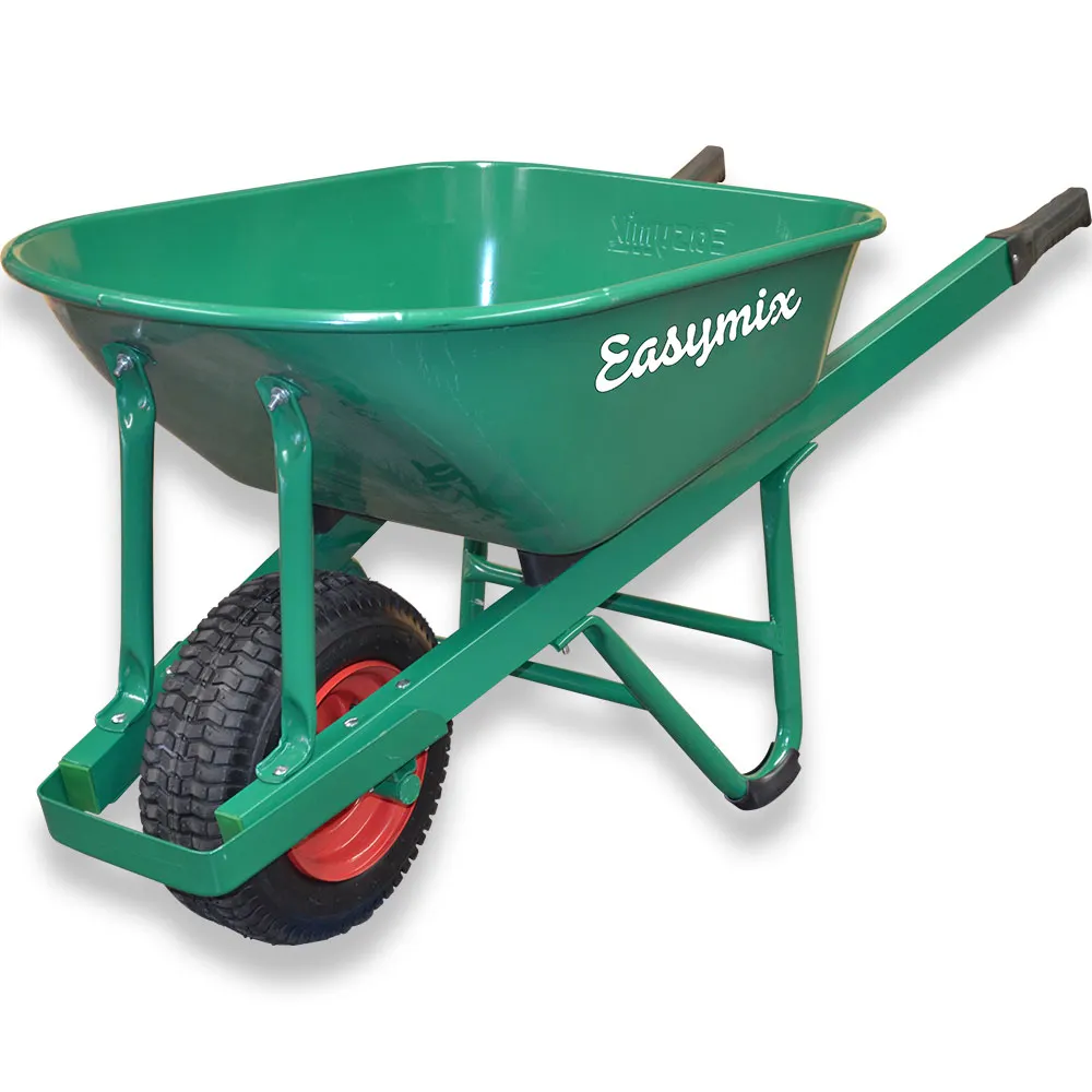 EASYMIX Easymix Heavy Duty Steel Tray Wheelbarrow W800S-HSGWAS