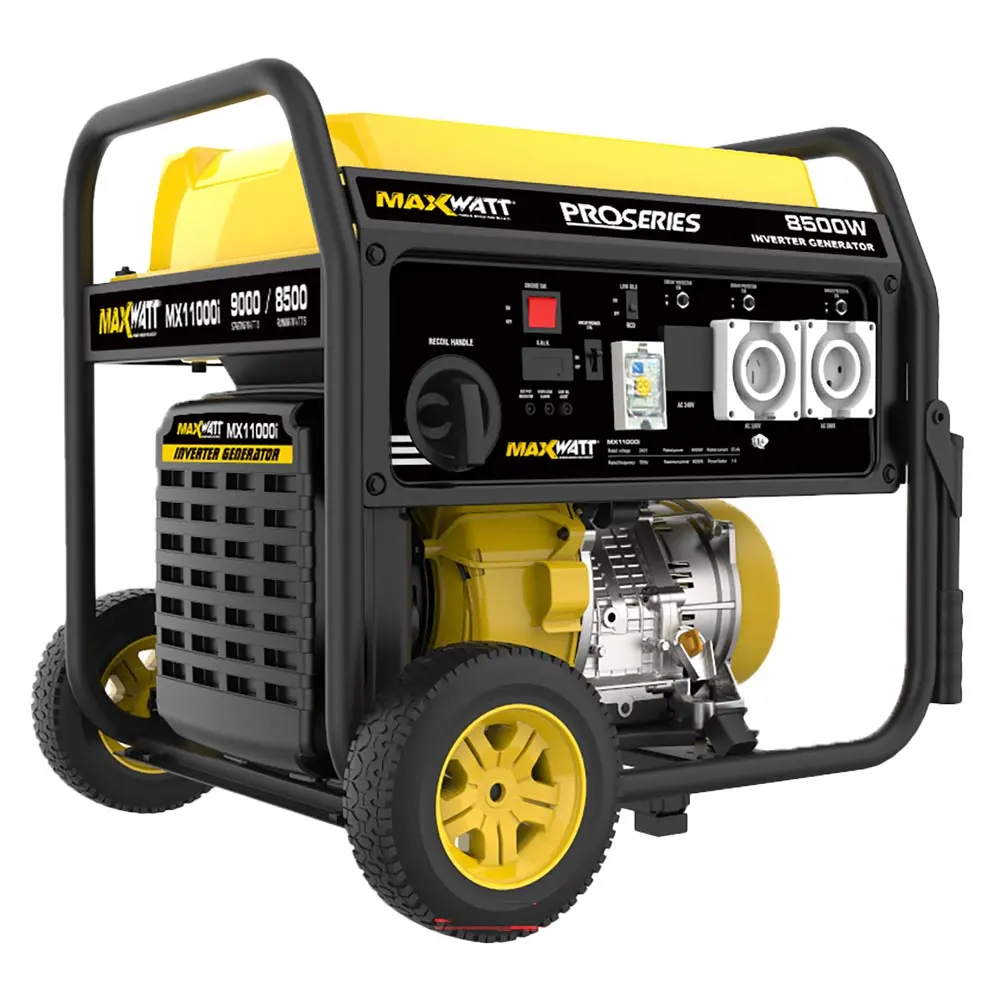 MAXWATT 9000W Open Frame Electric/Remote Start Inverter Generator MX11000I