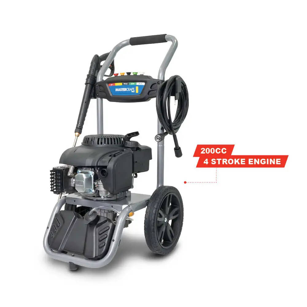 MASTERCRAFT 3000Psi 5.5HP Petrol Pressure Washer SPW3000V