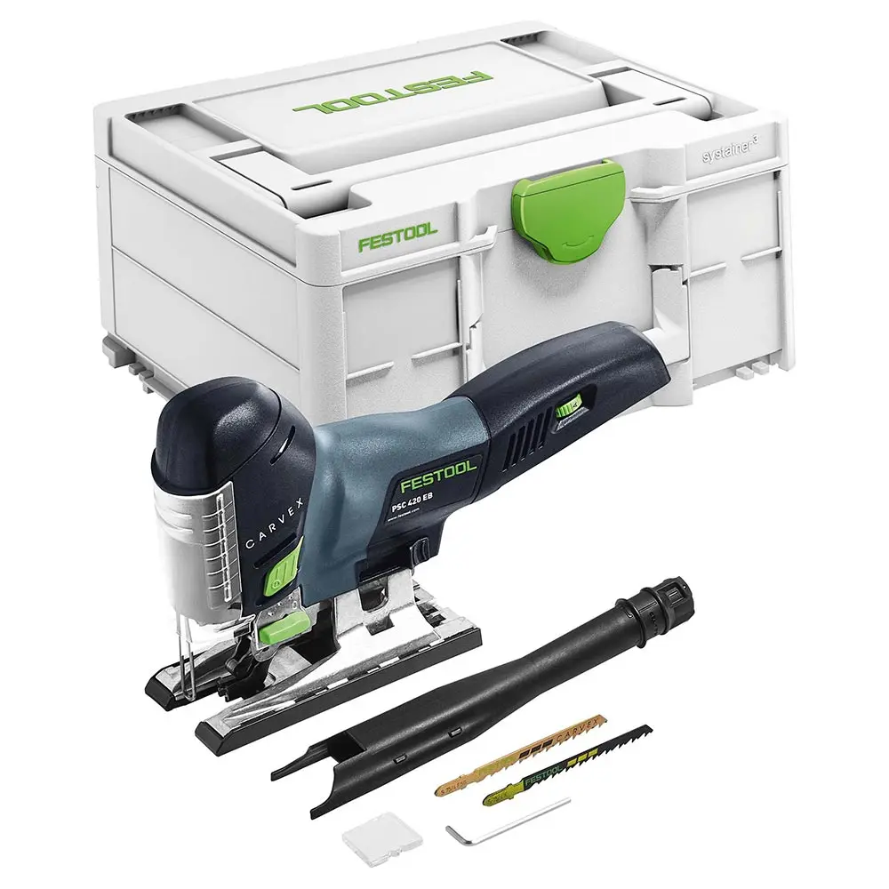 FESTOOL 18V PSC 420 CARVEX PSC 420 EB BASIC Barrel Jigsaw in Systainer Skin 576521