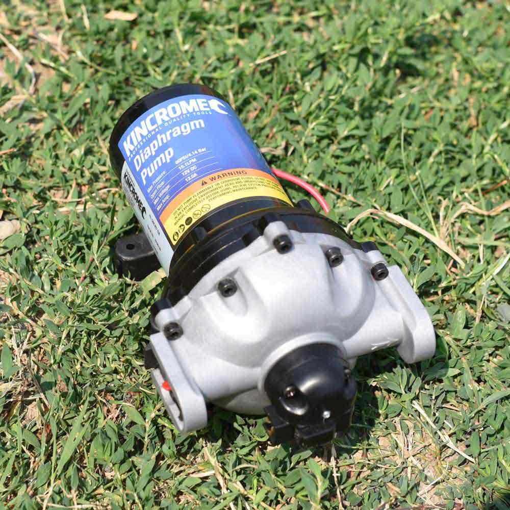 KINCROME 15.1LPM 12V Diaphragm Pump - Quick Connect K16105