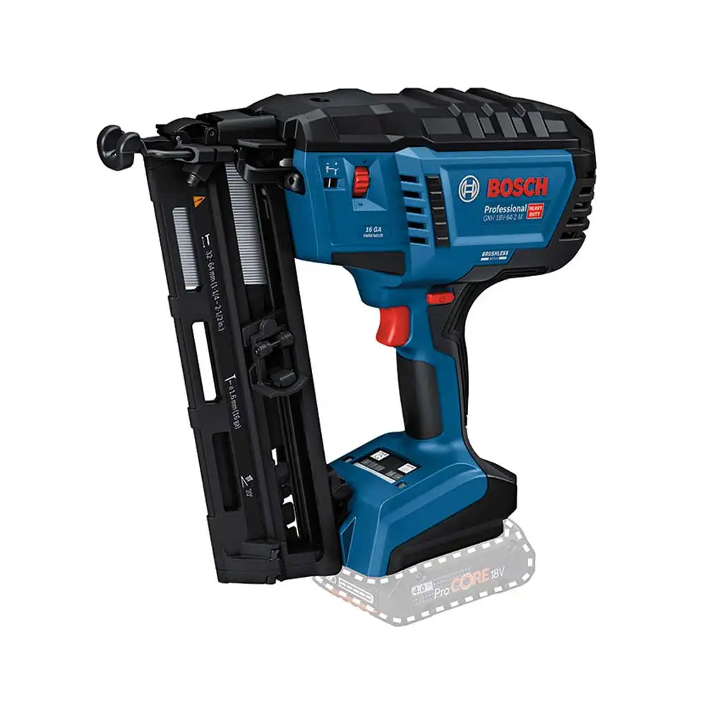 BOSCH 18V Brushless 16GA 32-64mm Finisher Nailer Skin 0601482000