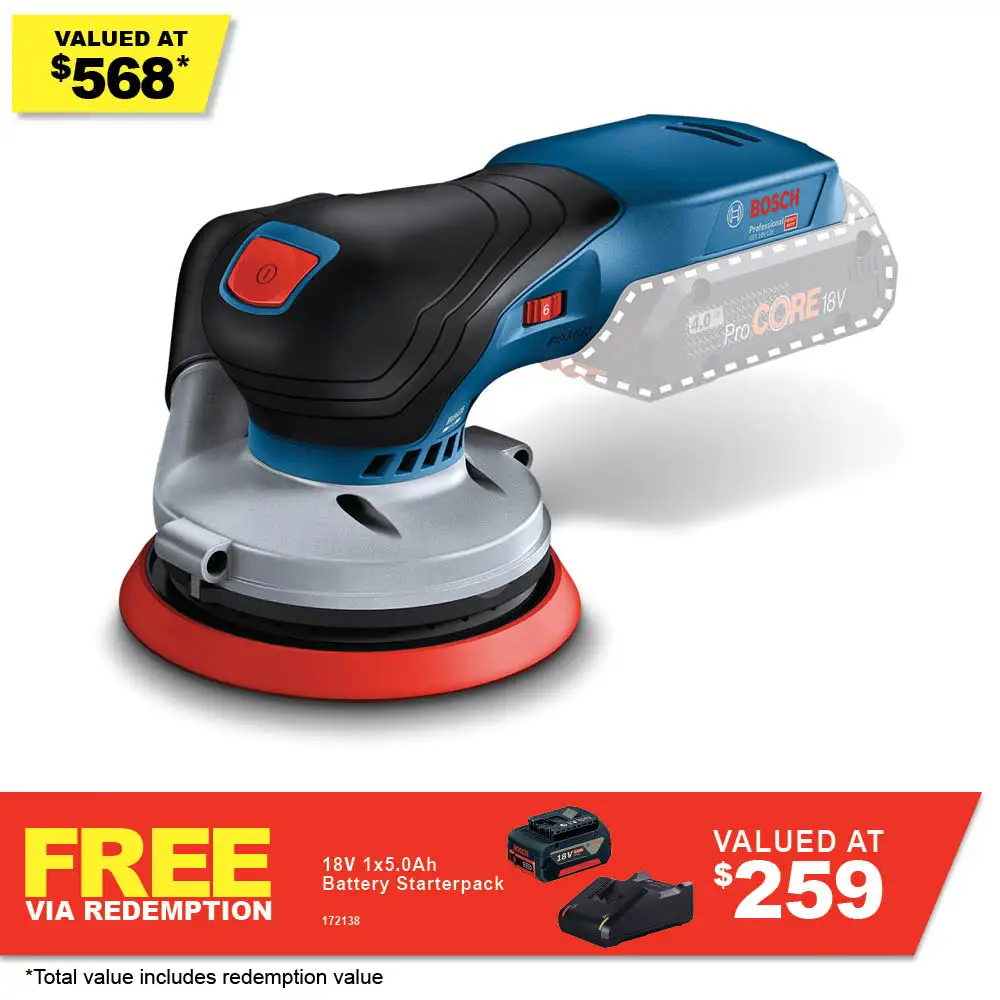 BOSCH 18V Brushless 125mm Random Orbital Sander Skin GEX 18V-125 0601372241