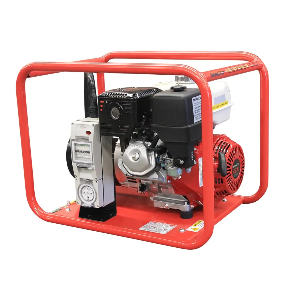 GENELITE 6.0kVA HONDA Petrol Generator Recoil Three Phase GH5000/3