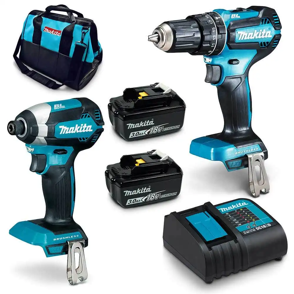 MAKITA 18V Brushless 2 Piece 2 x 3.0Ah Combo Kit DLX2283S