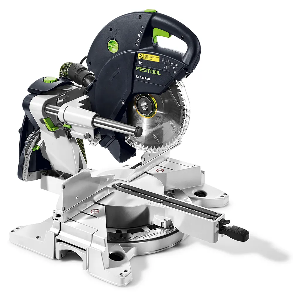 FESTOOL 260mm KS 120 R KAPEX Slide Compound Mitre Saw KS120REBUGSET 575850