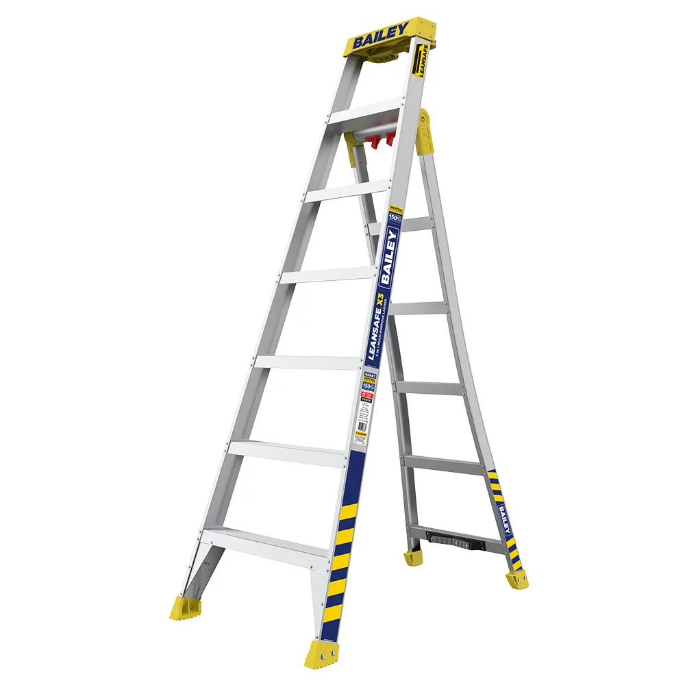 BAILEY 2.1m 150kg X3 Aluminium SLS 3 in 1 Ladder FS14130