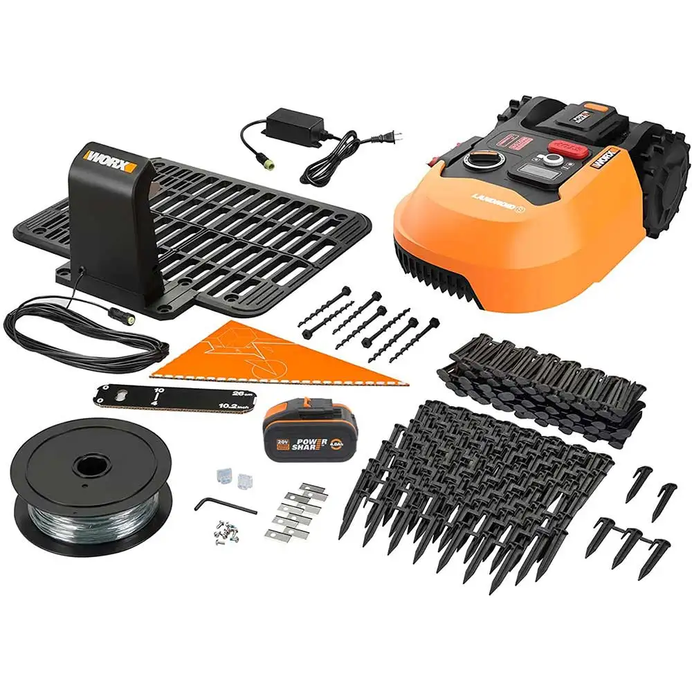 WORX 700m2 LANDROID Automatic Robot Lawn Mower & Starter Kit - WR149E