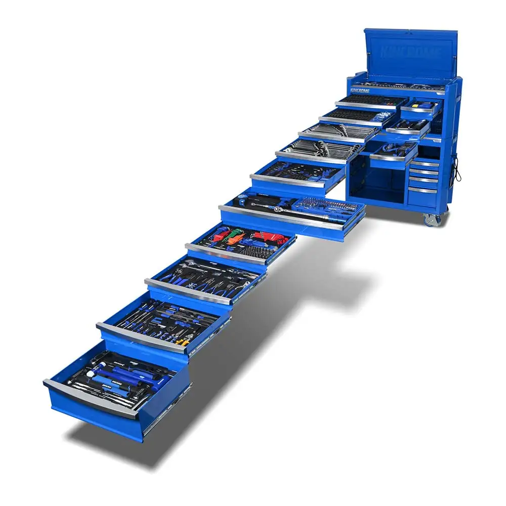 KINCROME 42" 17 Drawer Contour Workshop Tool Kit - 948 Piece K1963
