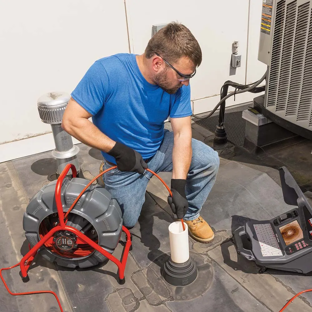 RIDGID 61m Self Levelling SeeSnake Mini Camera with TruSense 63628