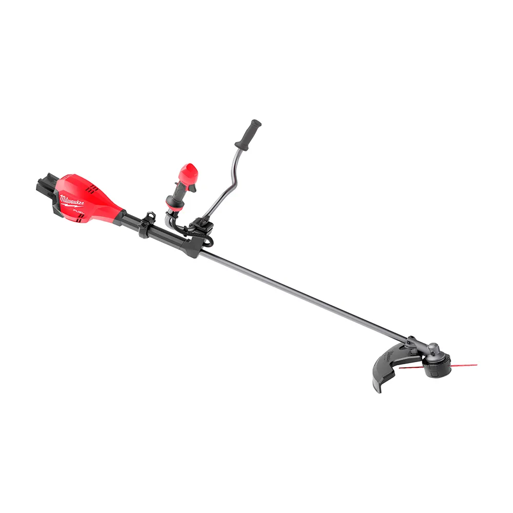 MILWAUKEE 18V FUEL Dual Battery Brushcutter/Line Trimmer with Double Shoulder Harness Skin M18F2BC0