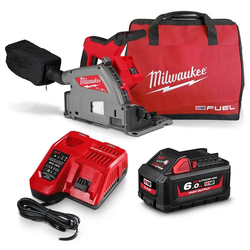 MILWAUKEE 18V FUEL 1 x 6.0Ah Track Saw Kit M18FPS55-601B