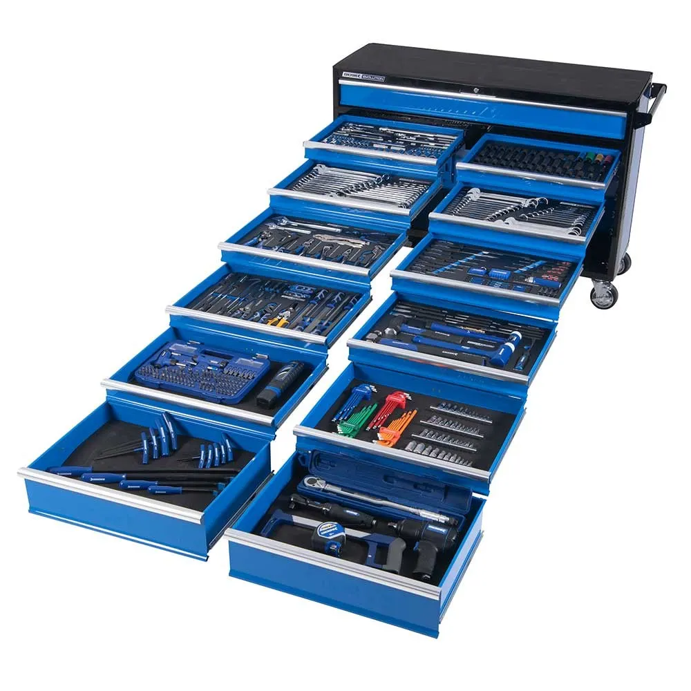 KINCROME Evolution Tool Trolley 555 Piece 13 Drawer Extra Wide K1232