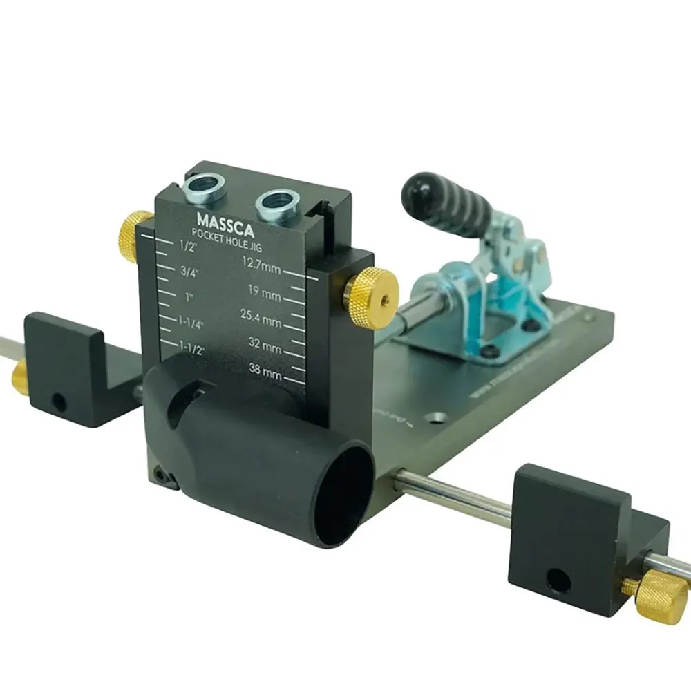 MASSCA M2 PRO Aluminum Pocket Hole Jig System MASX002H45O3B