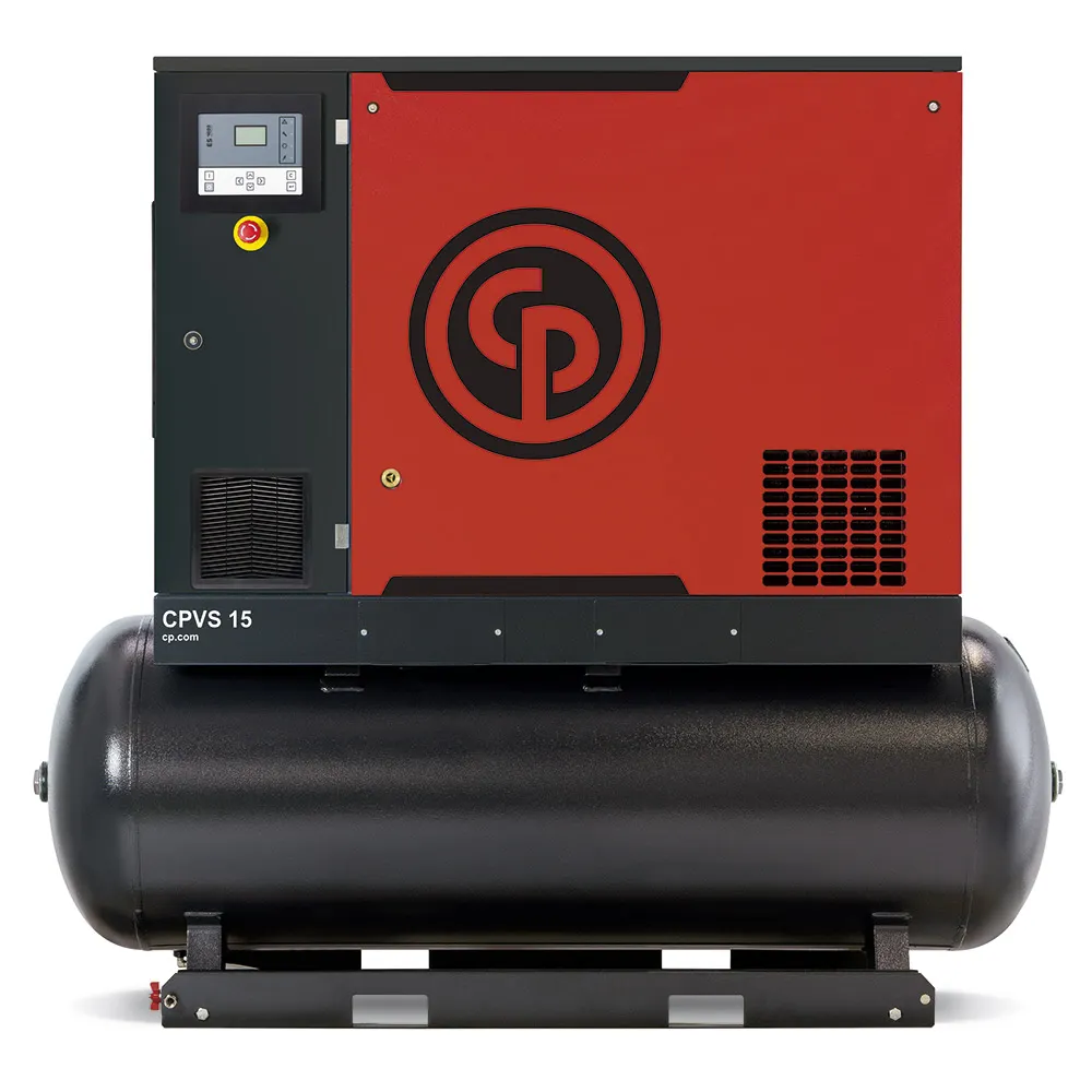 CHICAGO PNEUMATIC 500L CPVSD10 10HP Tank & Dryer Direct Drive Screw Compressor 4152018630