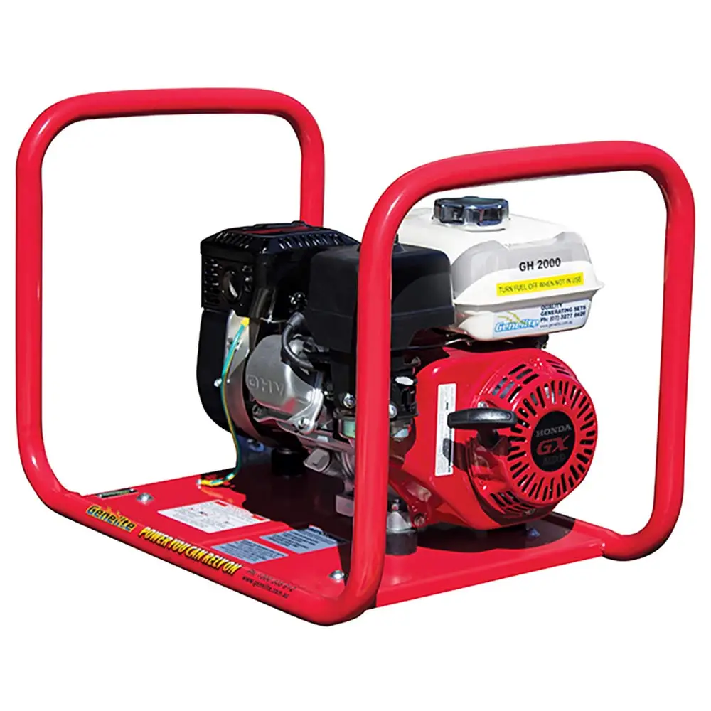 GENELITE 2.5kVA HONDA Petrol Generator Recoil Single Phase GH2000