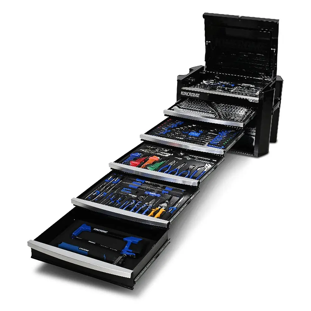 KINCROME Contour TFL Tool Chest 286 Piece 5 Drawer Black P1820B