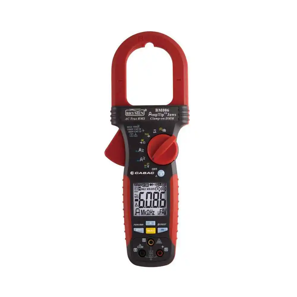 CABAC 1000A AC TRMS CAT IV Compact Clamp Meter BM086