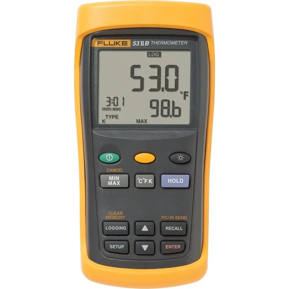 FLUKE Single Input Temperature Logging Digital Thermometer FLU53-2