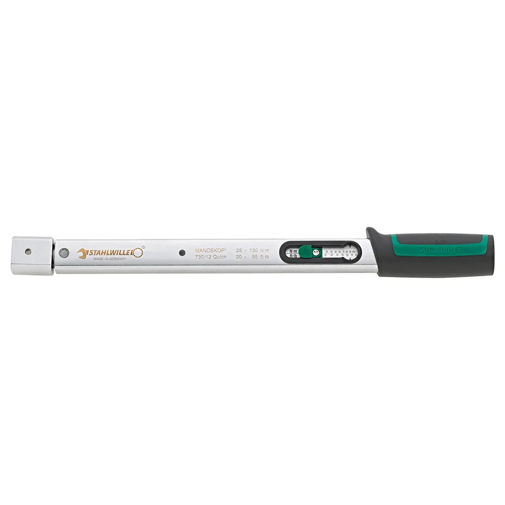 STAHLWILLE 25-130Nm 730 Quick Torque Wrench Compatible w/ 14 x 18mm Insert Tools 50184012