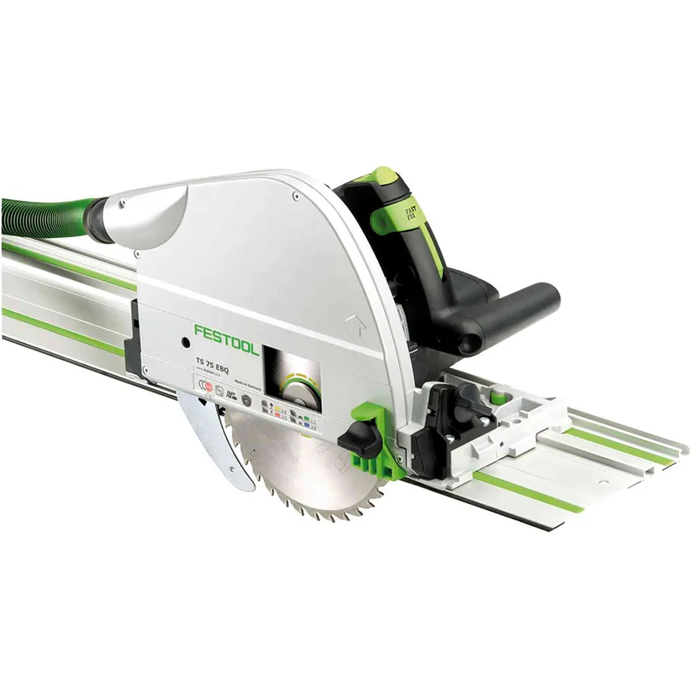 FESTOOL 1600W 210mm TS75EBQPLUSFS Circular Plunge Saw w/ 1400mm Rail 576115