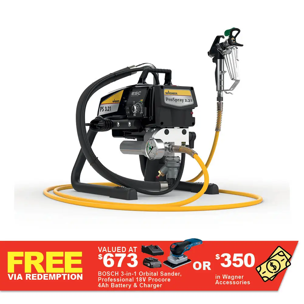 WAGNER 3.21 Skid Airless Sprayer Pro Spray 0558009A