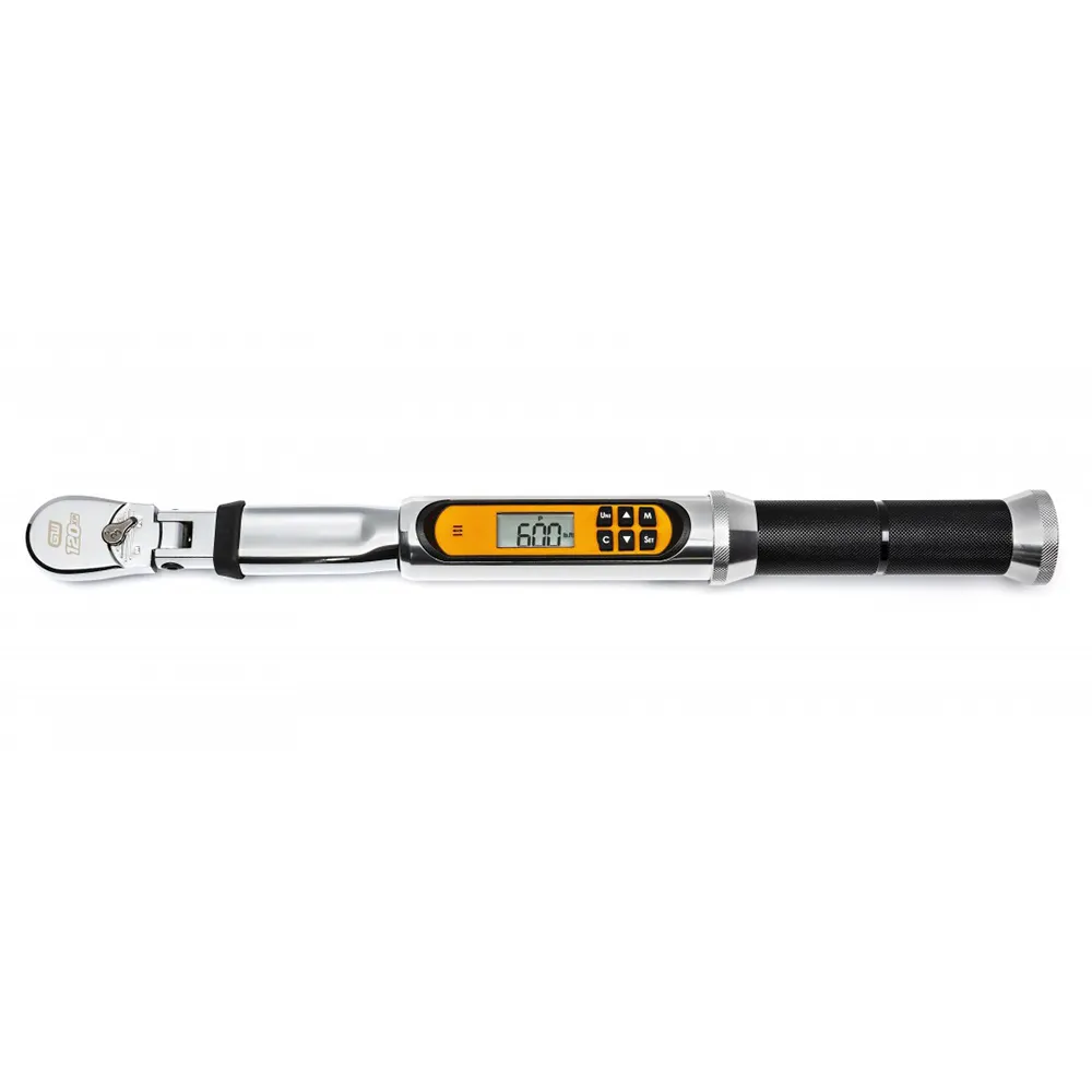 GEARWRENCH 3/8" Drive 13.5-135Nm Flex-Head Electronic Torque Wrench with Angle 85195